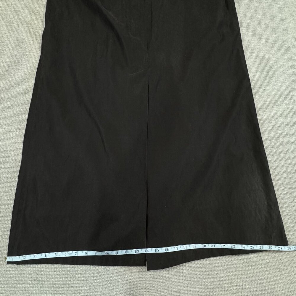 London Fog Trench Coat Womens Sz 14 Double Breasted Black Removable Warmer Lined - Picture 12 of 16